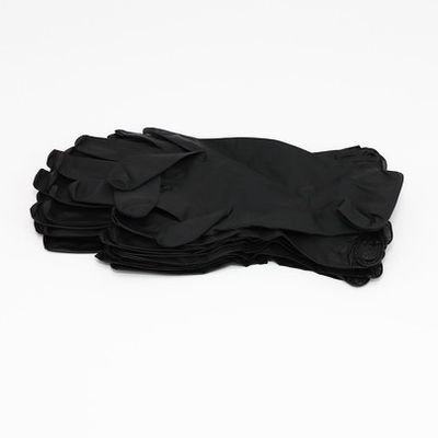240mm Eco Black Latex Free PVC Vinyl Disposable Gloves