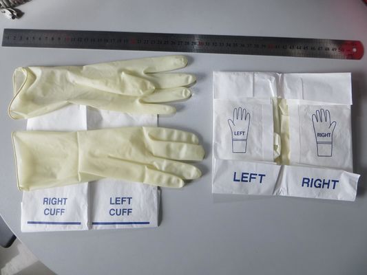 High quality Surgical medical latex gloves/latex examination gloves China