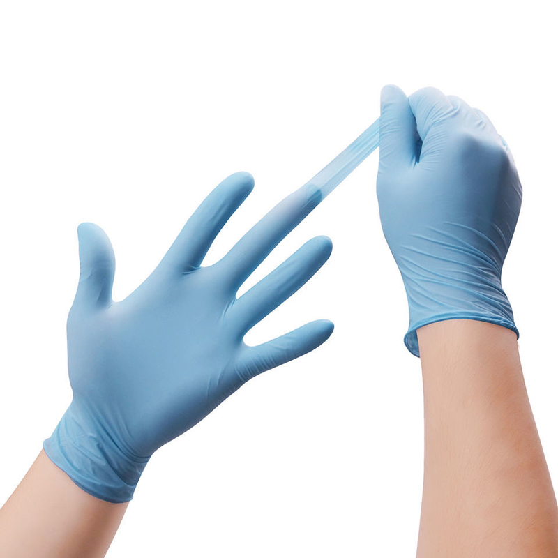 Examination Blue White Black Nitrile Exam Gloves S M L XL Powder Free