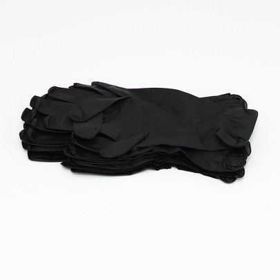 240mm Eco Black Latex Free PVC Vinyl Disposable Gloves
