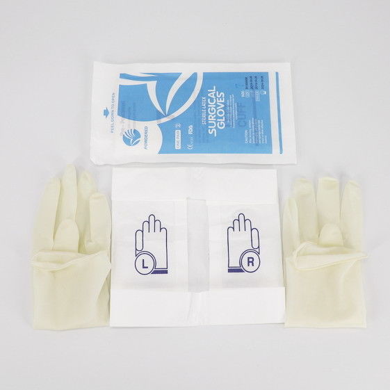 Medical latex protective gloves industrial anti-oil acid natural Disposable latex gloves