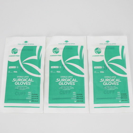 Medical latex protective gloves industrial anti-oil acid natural Disposable latex gloves