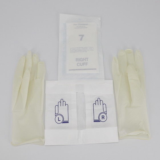 Disposable Latex gloves/Medical Examination Gloves/long cuff gloves