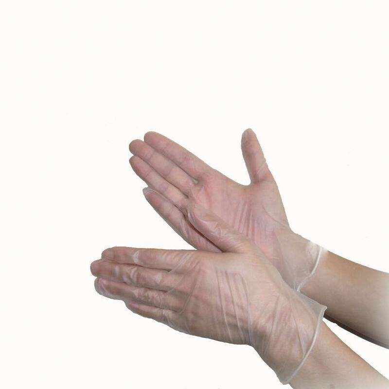 Transparent Powder Free Smooth/Textured Disposable Gloves Box/Bag/Carton Packaging Food Grade Vinyl Gloves