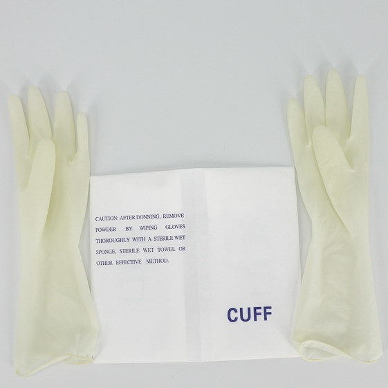 High quality Surgical medical latex gloves/latex examination gloves China