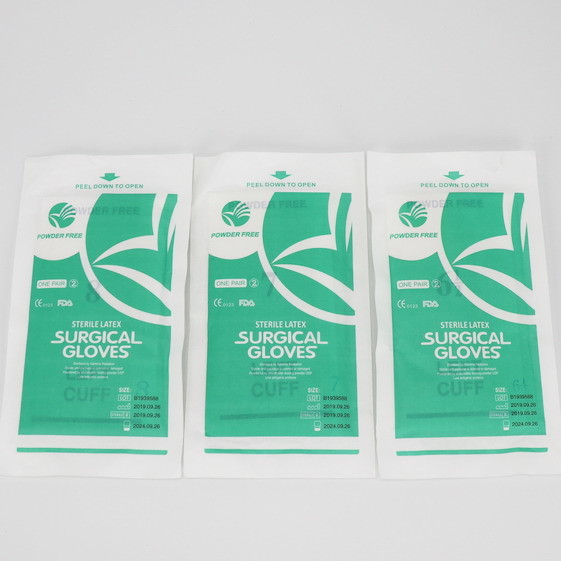 Medical latex protective gloves industrial anti-oil acid natural Disposable latex gloves